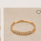 Minimalist CZ Toe Ring